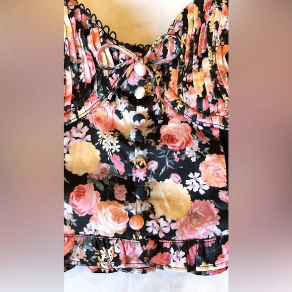 For Love & Lemons Black Gardenia Bustier - Picture 7 of 11